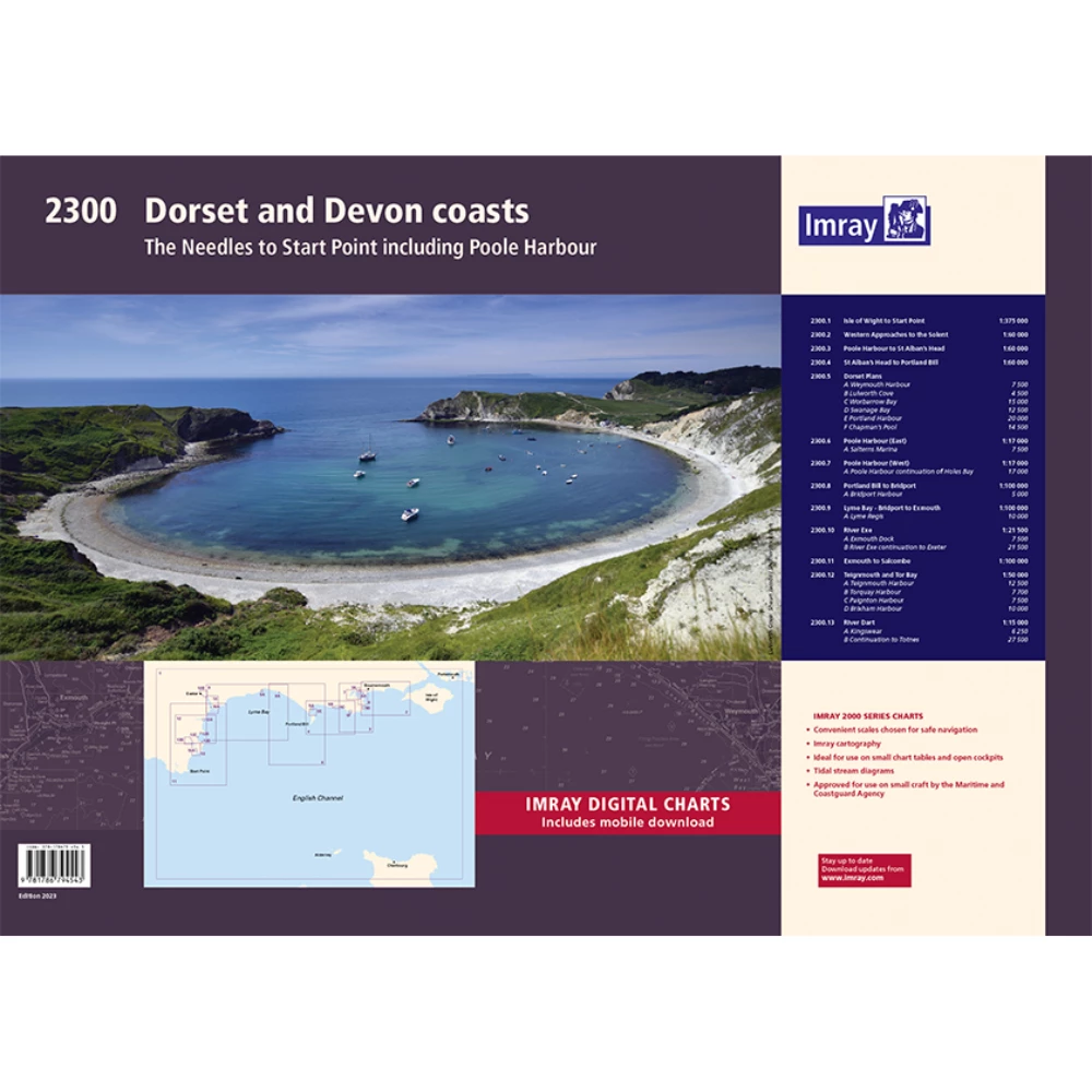 Imray 2300 Devon & Dorset Coasts Chart Pack