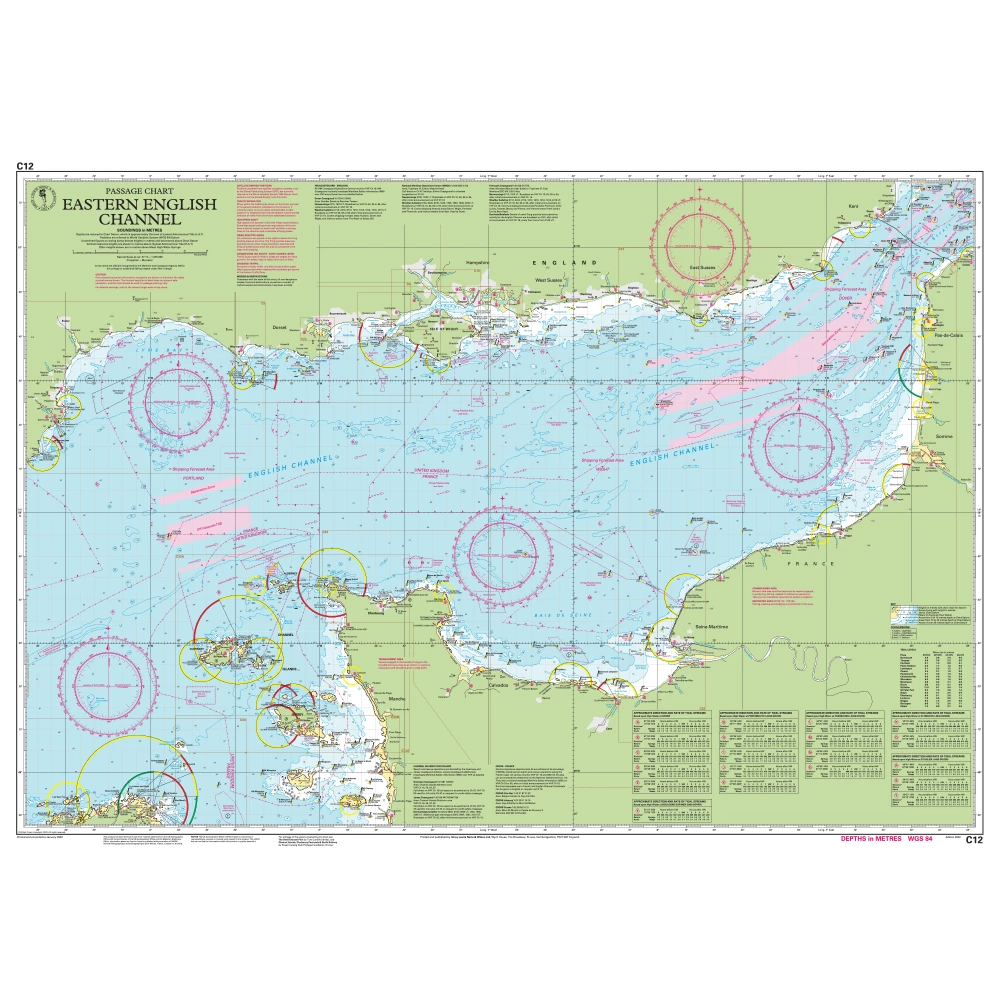 C12 Eastern English Channel Passage Chart