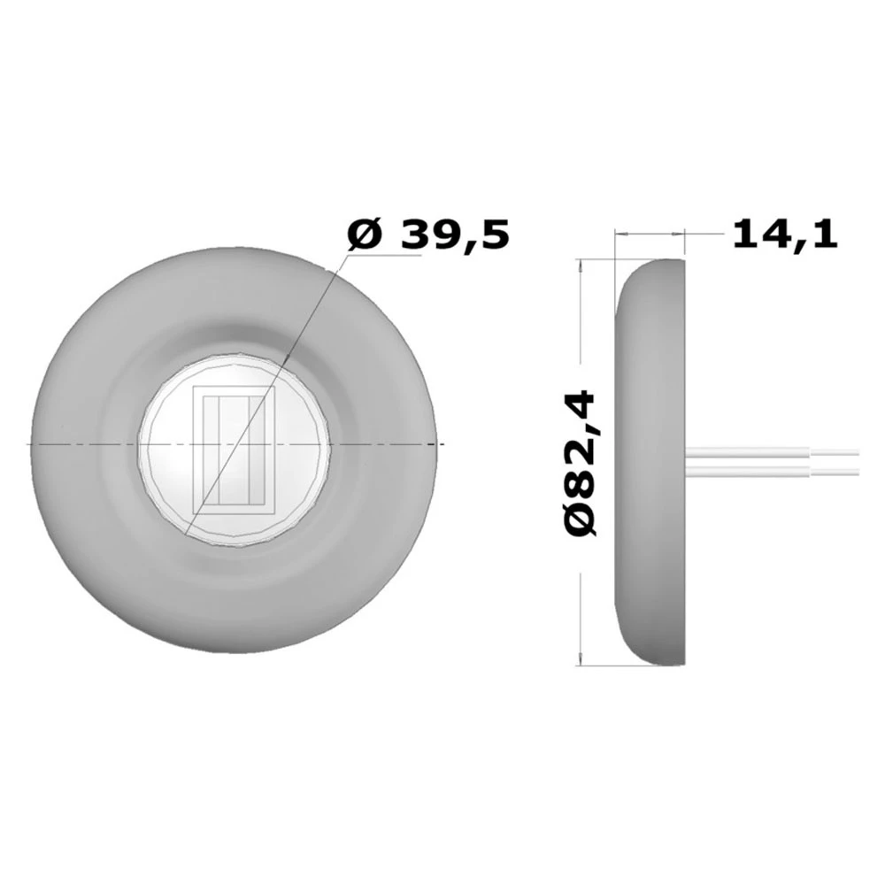 Stainless Steel LED Navigation Light Stern
