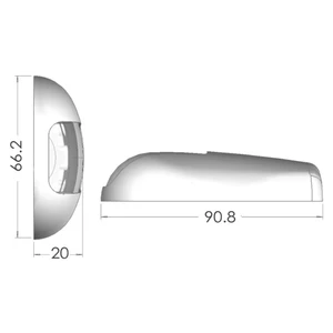 Osculati Stainless Steel Side Mount LED Navigation Light Port 