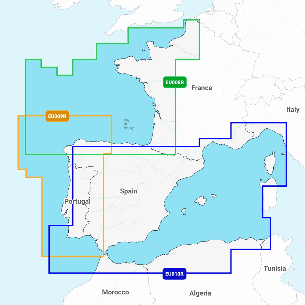 Navionics Plus Western Europe Regular Area