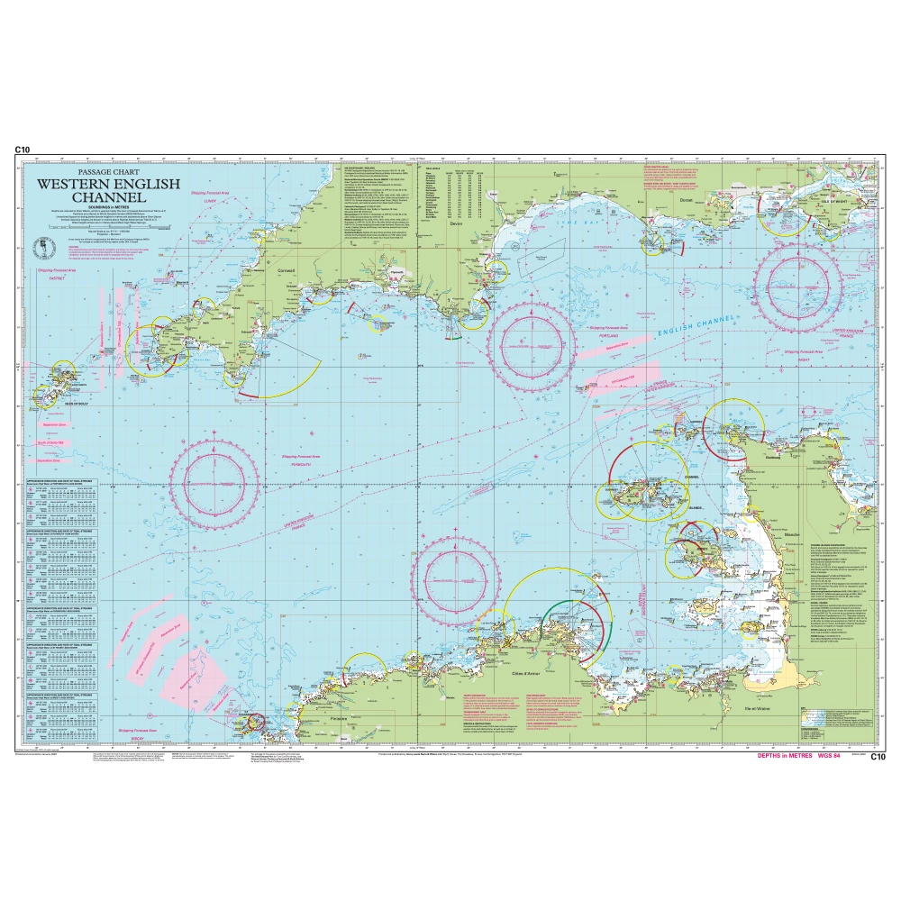 C10 Western English Channel Passage Chart