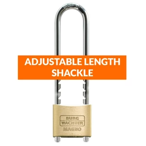 Burg Wachter Extra Long Hasp Padlock 
