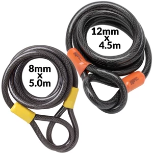 Burg Wachter Braided Steel Double Loop Security Cable 