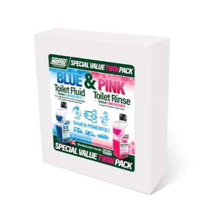 Maypole Blue & PInk Flush & Tank Toilet Additive Twin Pack 