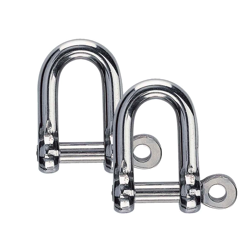 Force 4 Stainless Steel D Shackle - 2 Pack 