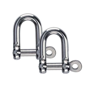 Force 4 Stainless Steel D Shackle - 2 Pack 