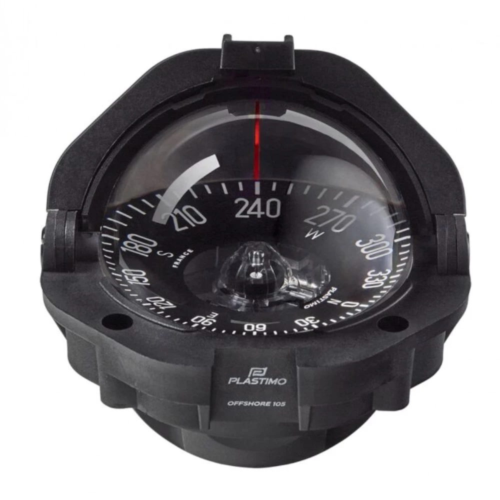 Plastimo Offshore 105 Flushmount with Flat Card - Black