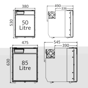 Frigo Marine Compressor Fridge 