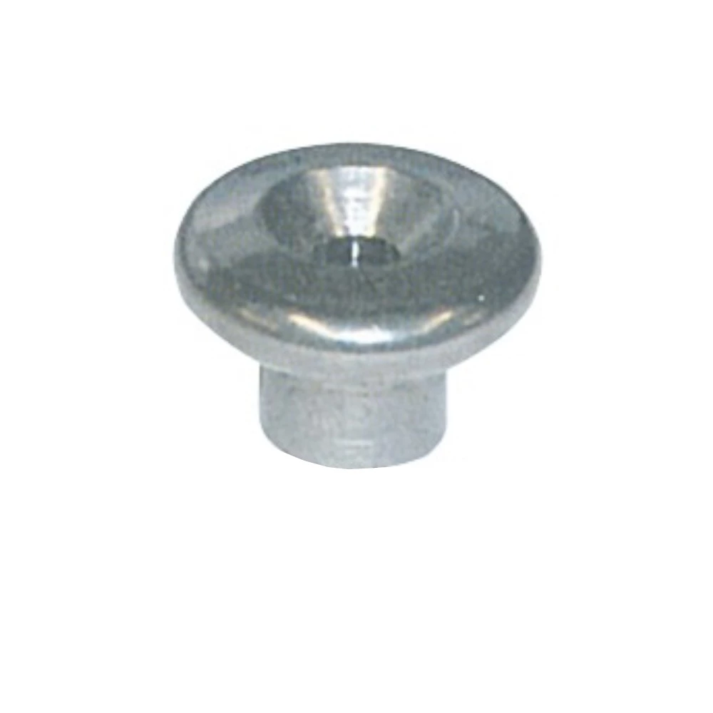 Force 4 Flared Lacing Button Stainless Steel