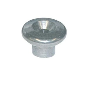 Force 4 Flared Lacing Button Stainless Steel