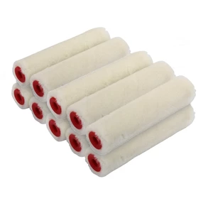 Force 4 Synthetic Mohair 4 Inch Roller Refills - 10 Pack 