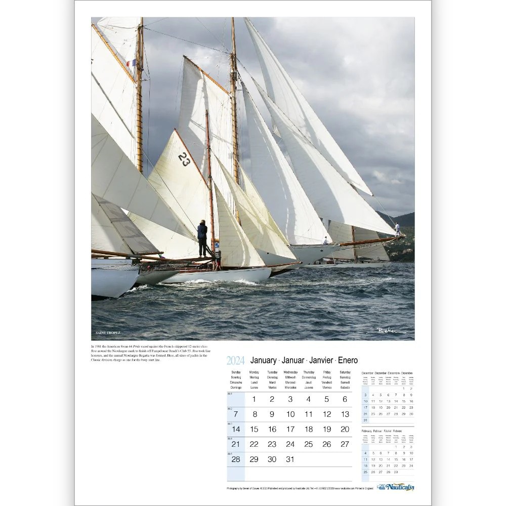 Beken Calendar Beauty of Sail 2023 Force 4 Chandlery