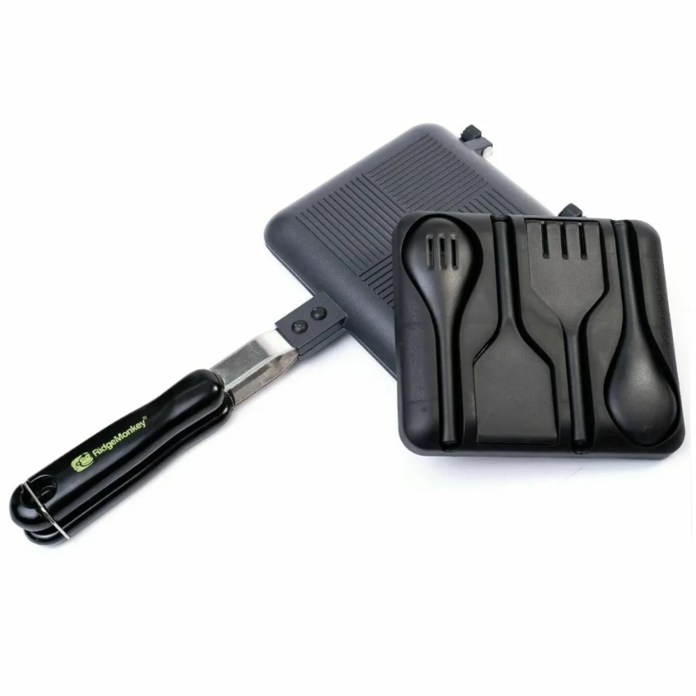 Ridge Monkey Classic Deep Fill Sandwich Toaster XL Inc Utensils 