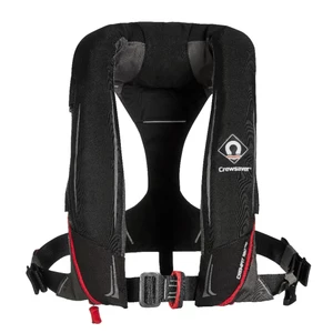 Crewsaver Crewfit 180 Pro Auto Harness Life Jacket - Black Red