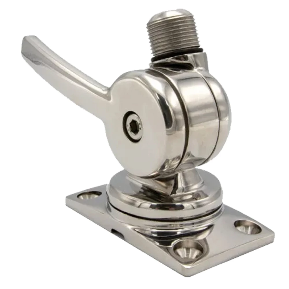 Shakespeare Stainless Steel Low Profile VHF Antenna Ratchet Mount 