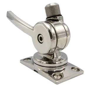 Shakespeare Stainless Steel Low Profile VHF Antenna Ratchet Mount 