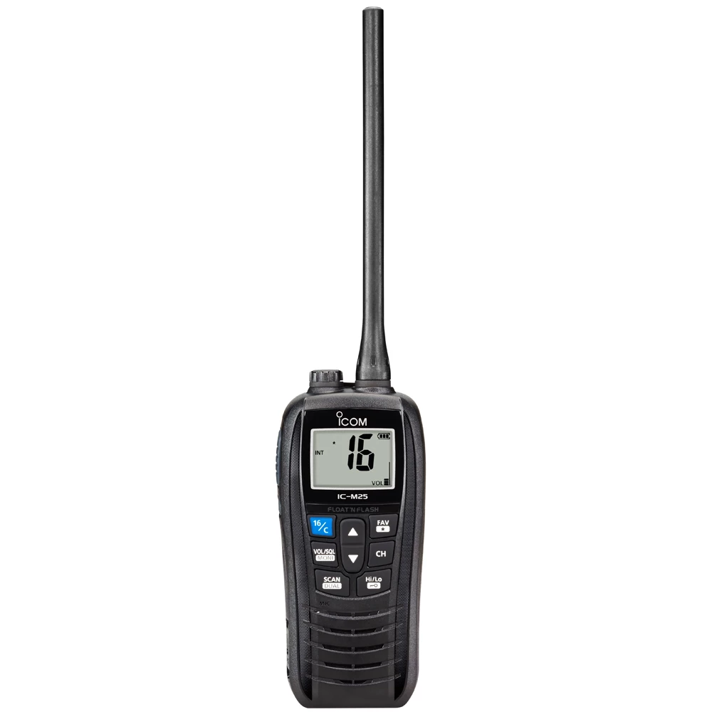 Icom IC-M25 Euro VHF Radio Black 