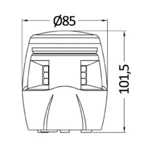 Osculati Compact LED Tri/Anchor Light