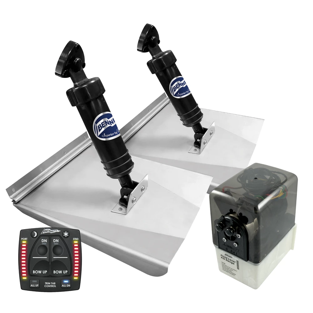 Hydraulic Trim Tab Kit With OBI All-In-One Indicator Control