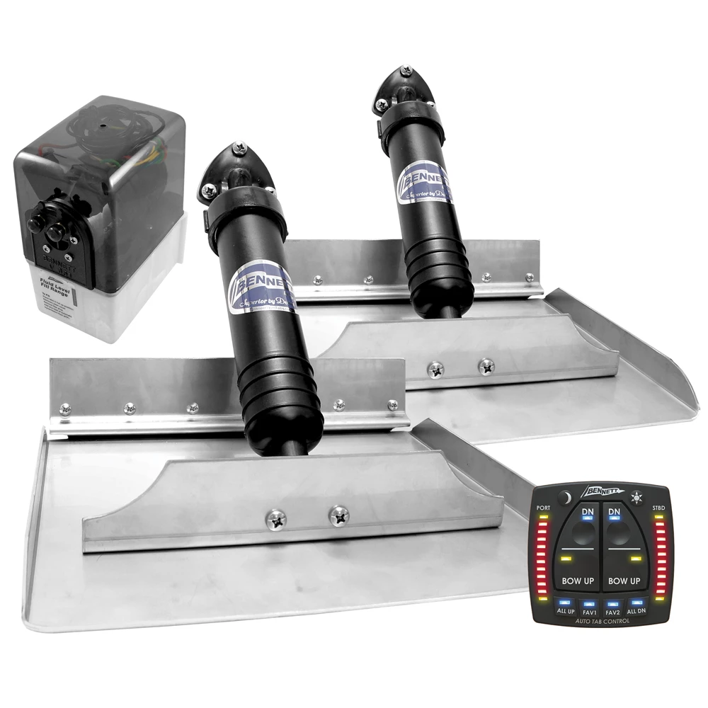 Bennett Marine Hydraulic Trim Tab Kit With AutoTrim Pro Automatic Control