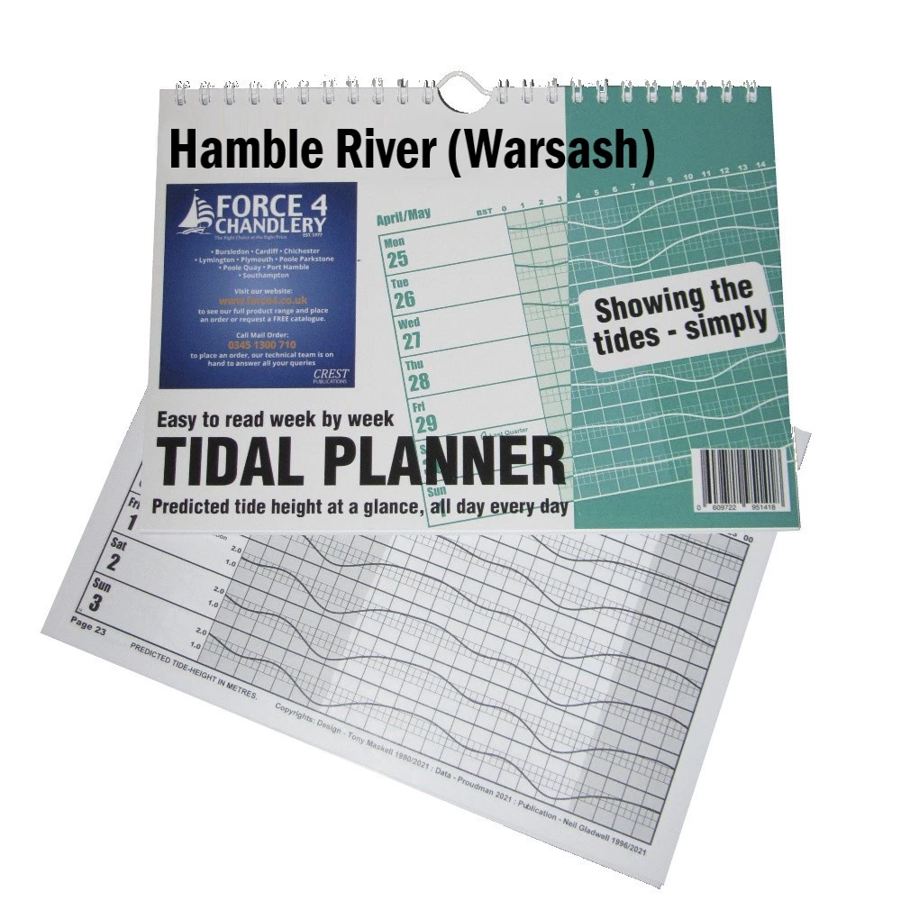 Force 4 Tidal Planner - HAMBLE RIVER