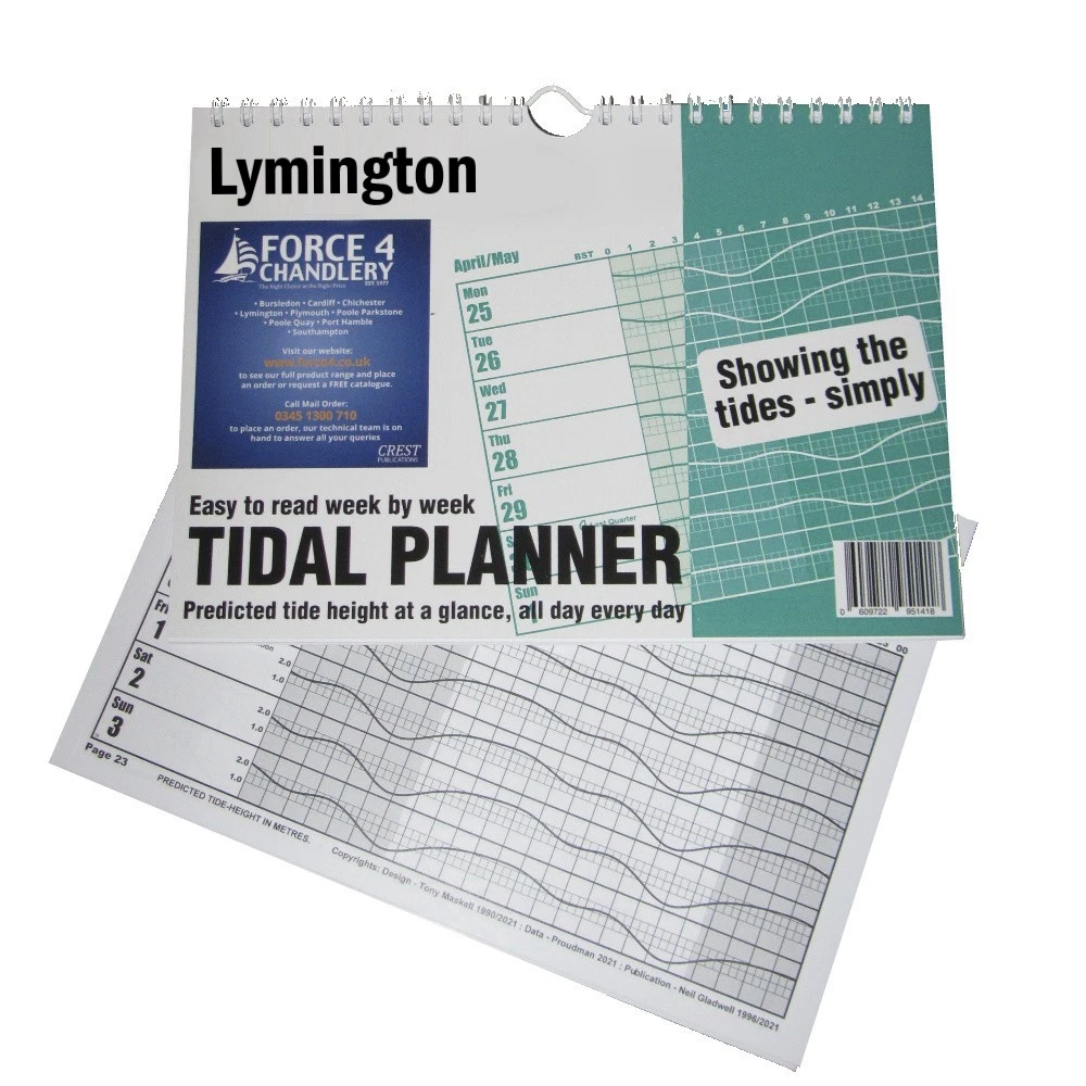 Force 4 Tidal Planner - LYMINGTON