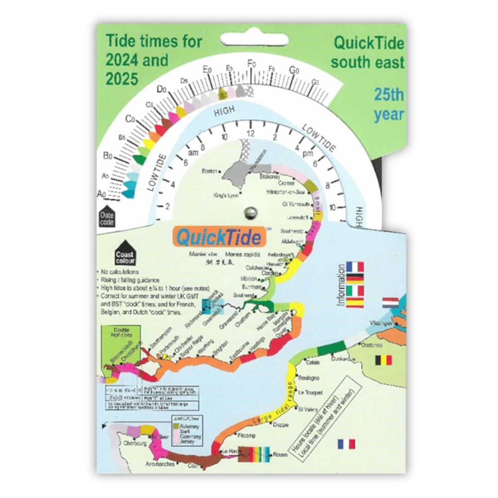 QuickTide Tide Guide South East Edition 2024 & 2025
