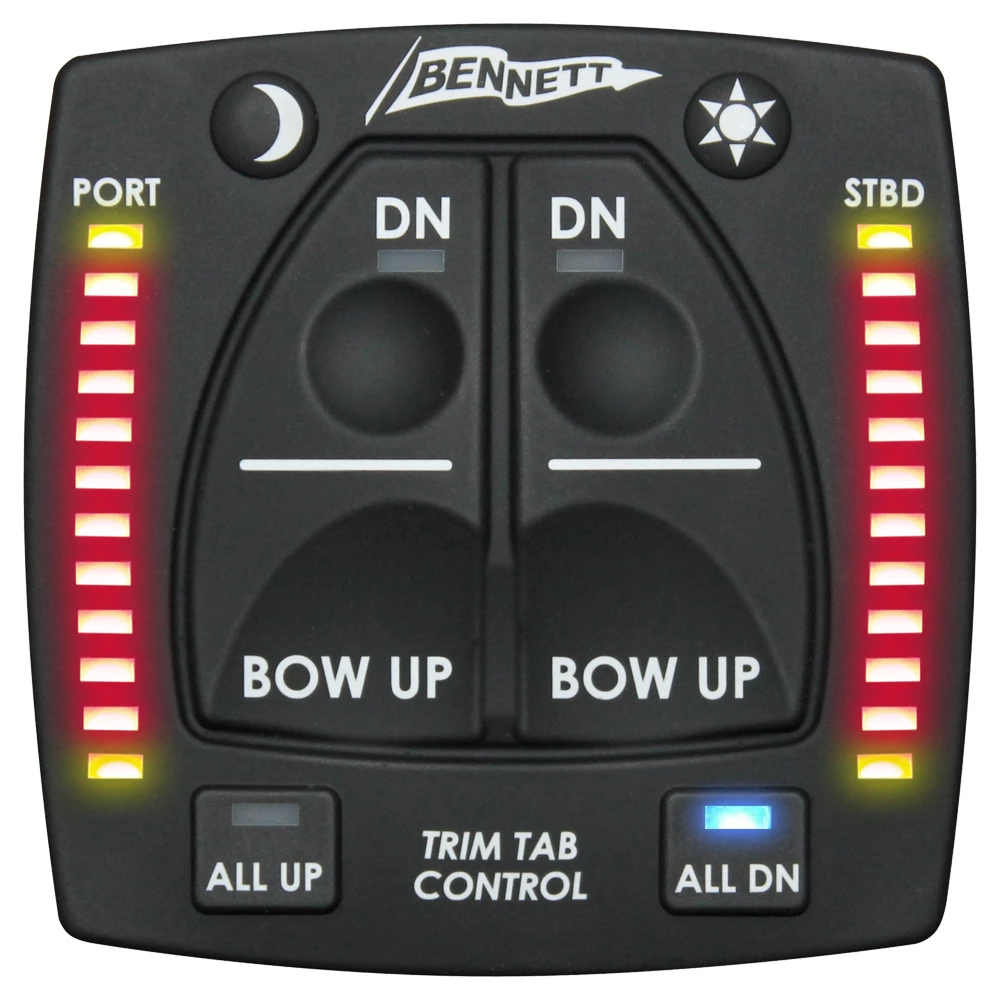 Bennett Marine OBI All In One Integrated helm control for Hydraulic Trim Tabs