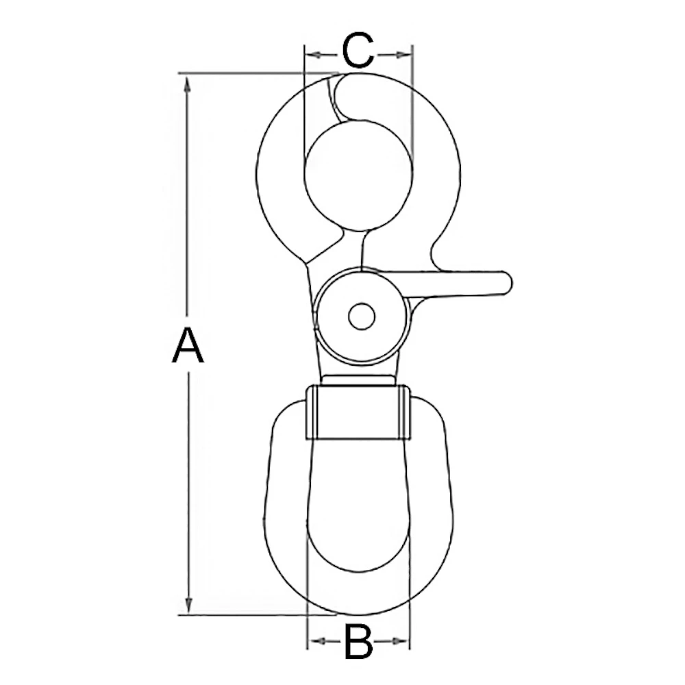 Stainless Steel Snap Hook with Trigger