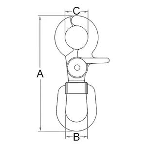 ProBoat Stainless Steel Snap Hook with Trigger 