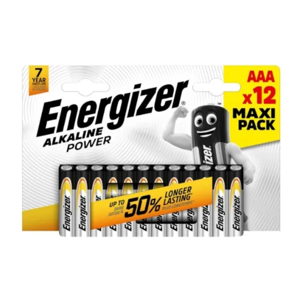 Energizer AAA Batteries Pack of 12 
