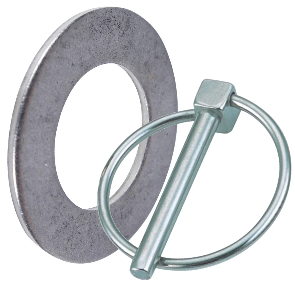Force 4 Stainless Steel Trailer Linch Pin & M27 Washer 