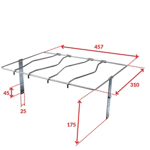 Aquamarine Searail & Pan Clamps - 4500 Cooker 