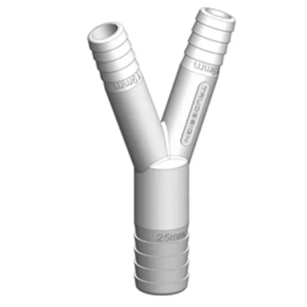 TruDesign Y Piece Hose Connector 19mm to 25mm 