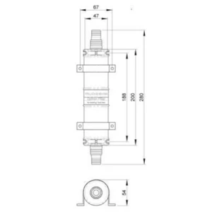 TruDesign Holding Tank Carbon Filter 
