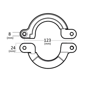 Tecnoseal Yanmar Split Collar Anode for Saildrive - Magnesium