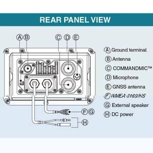 Icom IC-M510E VHF Radio With CT-M500 Interface 