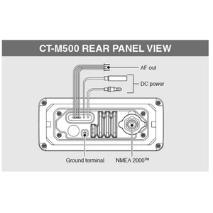 Icom IC-M510E VHF Radio With CT-M500 Interface 
