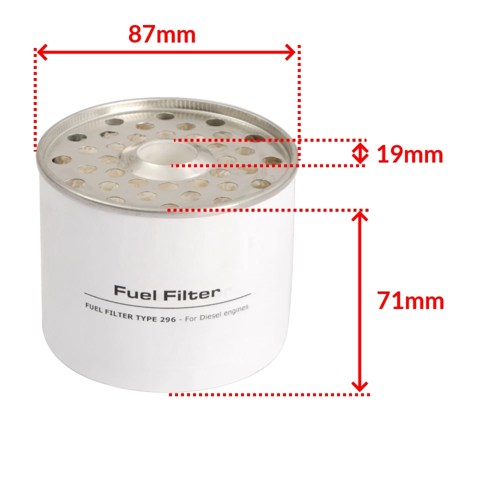 Diesel Fuel Filter Element Type 296