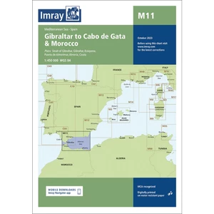 Imray Imary Chart M11 Costa del Sol - Gibraltar to Cabo de Gata and Morocco 