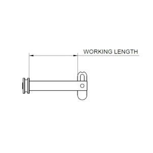 Seasure Drop Nose Pin 12mm dia x WL110mm 