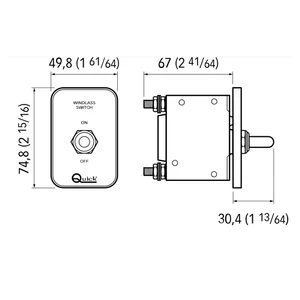 Quick Hydraulic magnetic circuit breaker WCB 