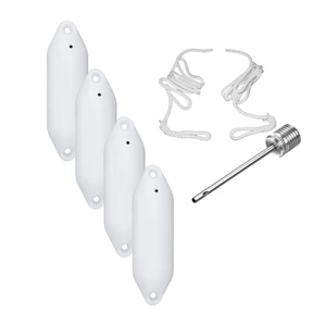 Ocean Size 3 Utility Fender 4 Pack White 