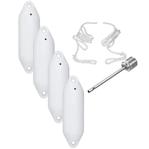 Ocean Size 4 Utility Fender 4 Pack White
