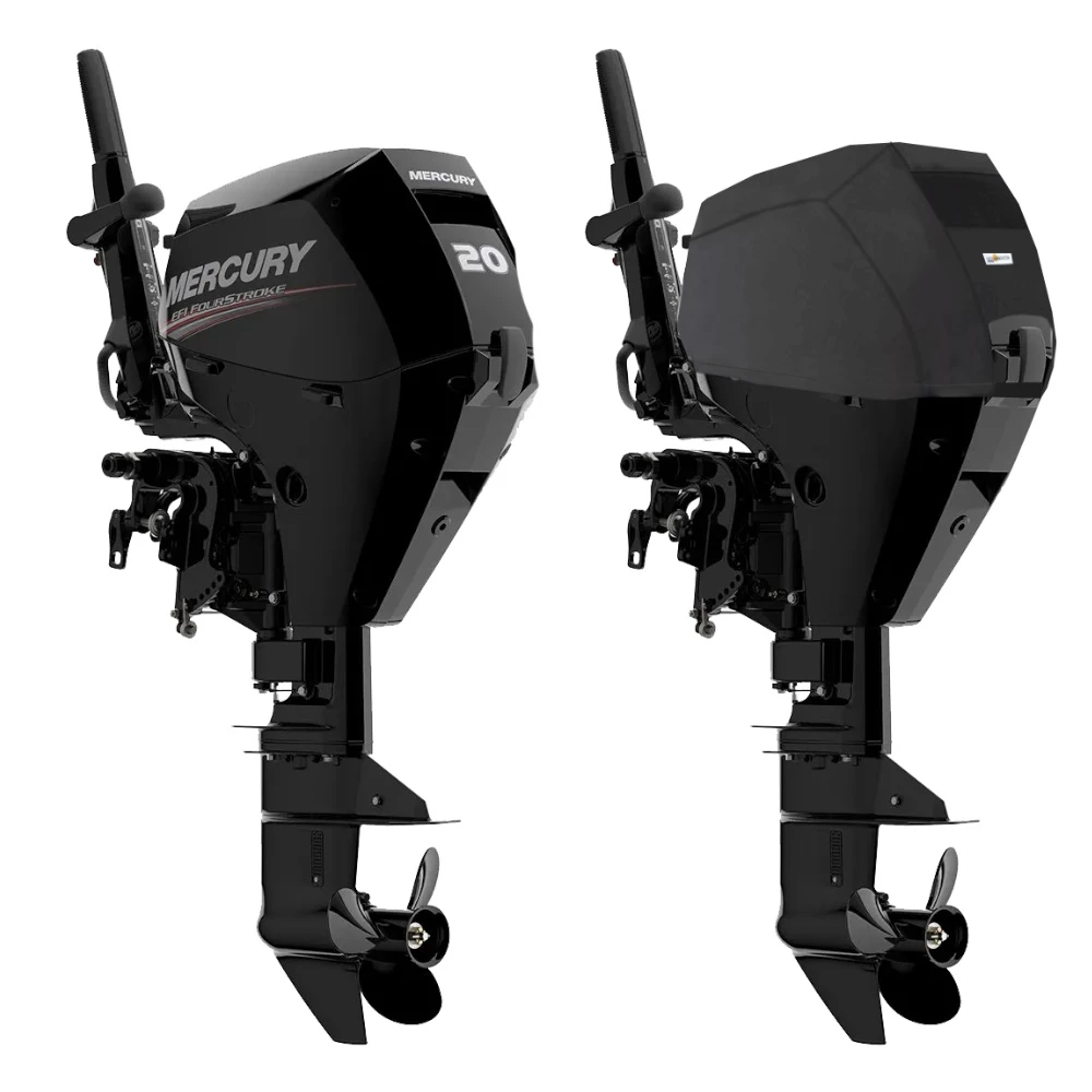 Oceansouth Fitted Outboard Motor Cover - Mercury/Mariner 15/20hp EFI 2018on