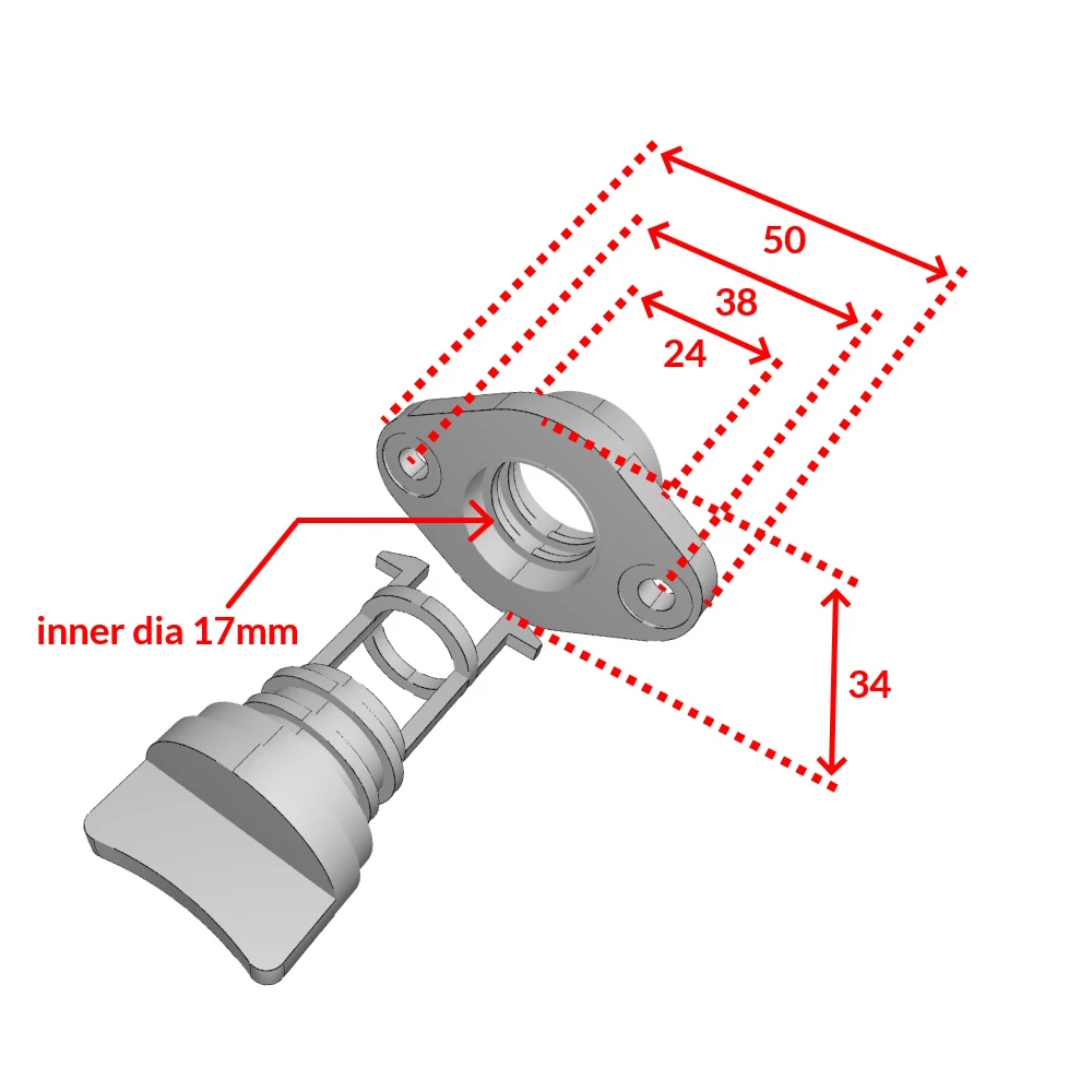 Drain Bung & Socket - Nylon