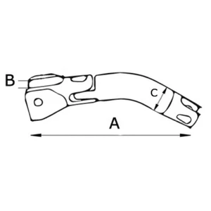 Osculati Stainless Steel Swivelling Anchor Connector 