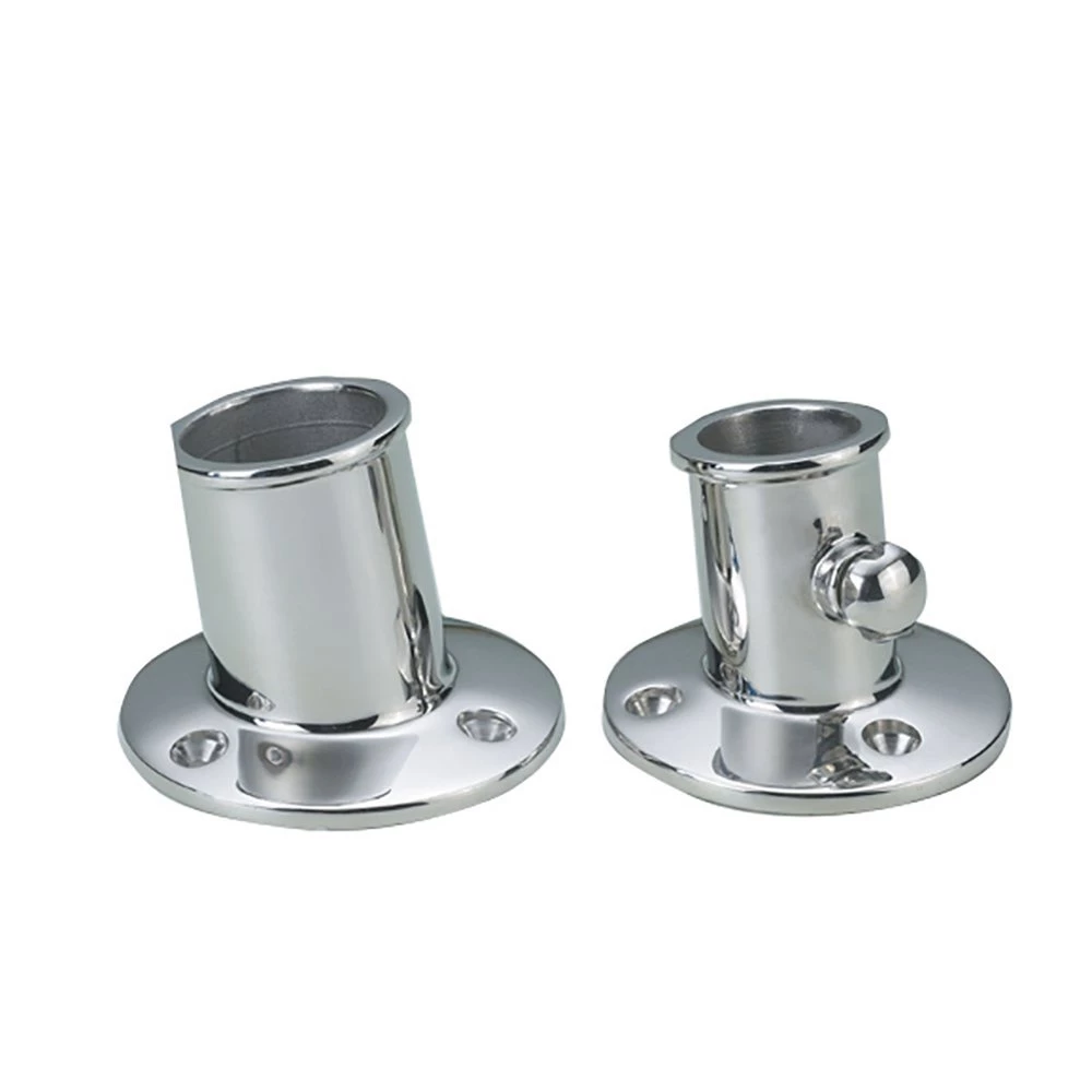 Talamex Stainless Steel Angled Flagstaff Socket 32mm 