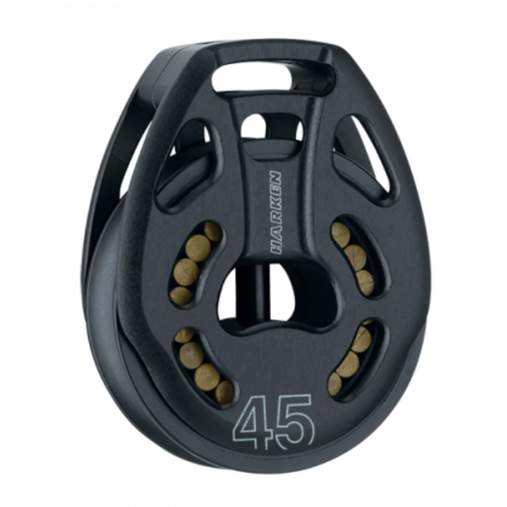 Harken 45mm Single Black Magic Loop Block 